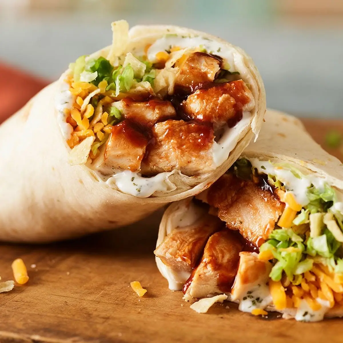 Whiskey River BBQ Chicken Wrap