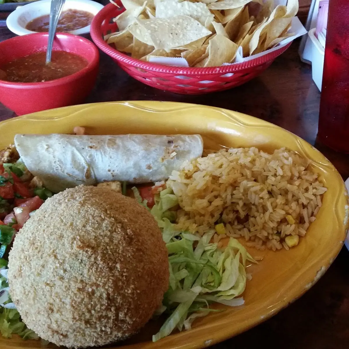 Fried Avocado Stuffed with Chicken and Mozzarella Cheese