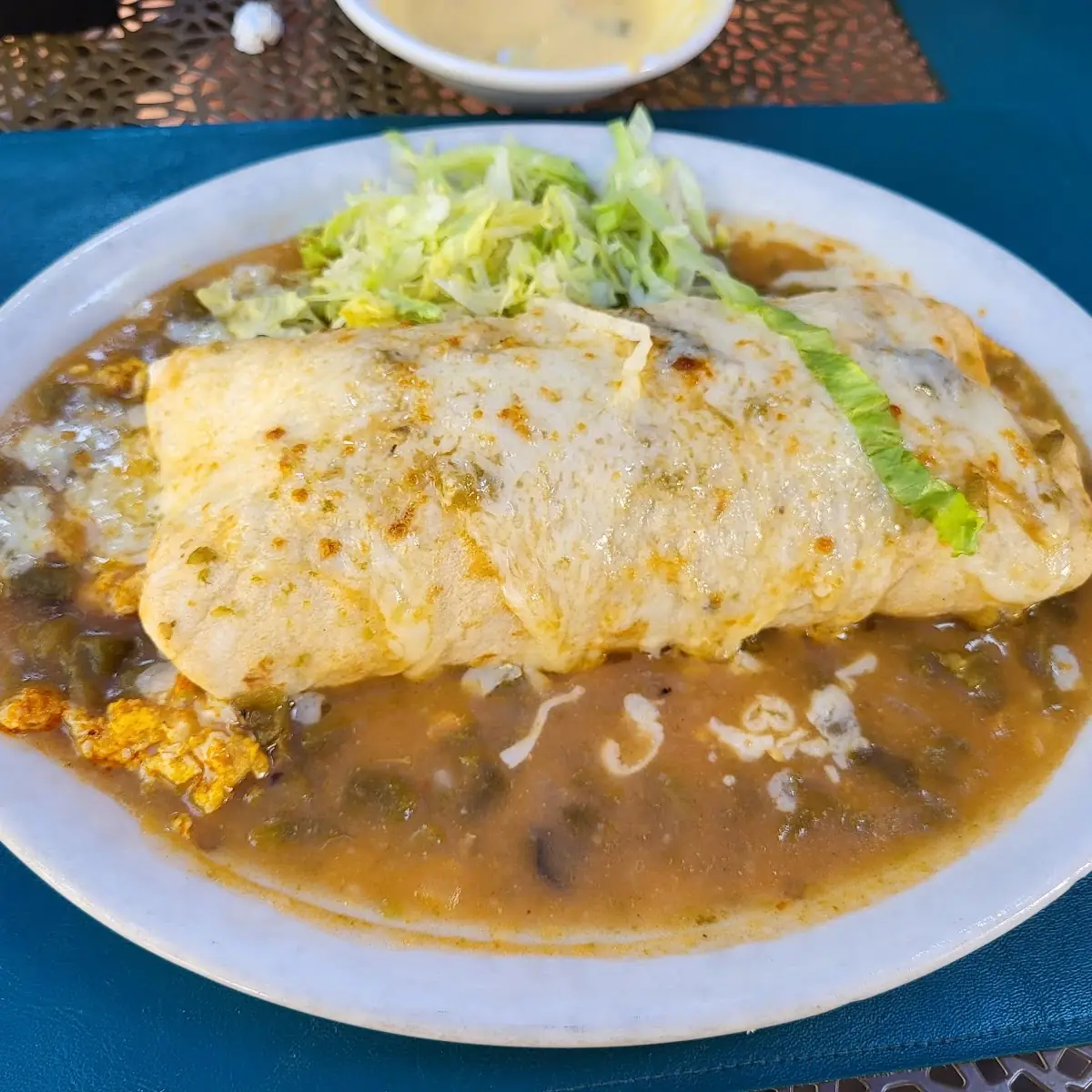 Smothered Breakfast Burrito
