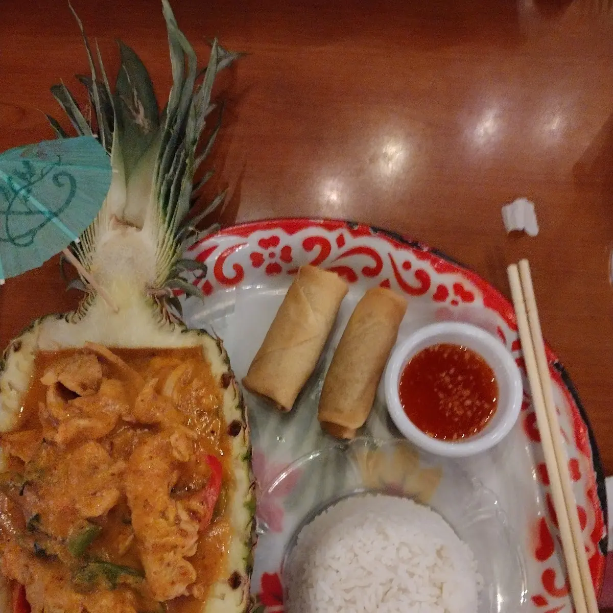 Red Curry Chicken Lunch Special