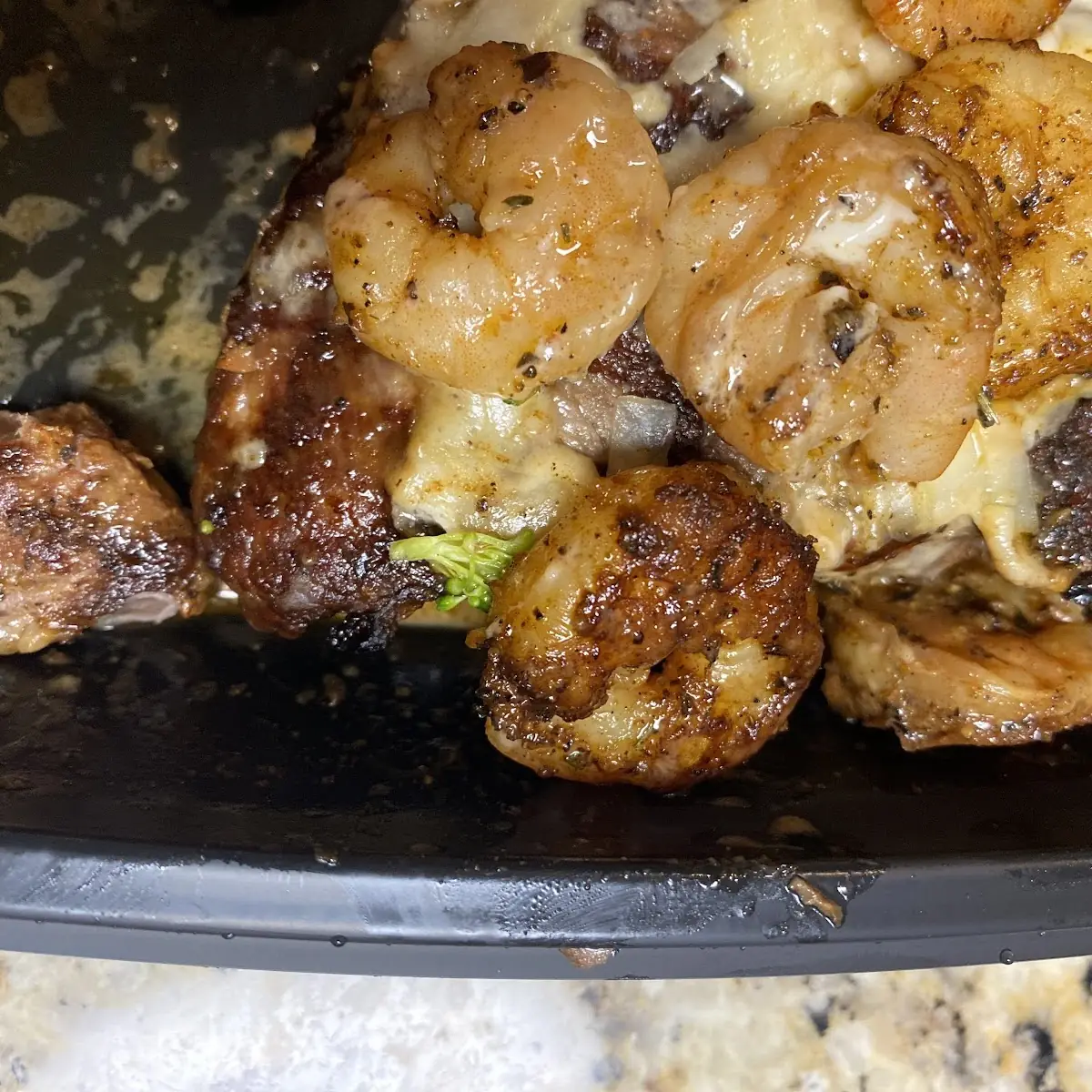 Shrimp 'N Parmesan Sirloin
