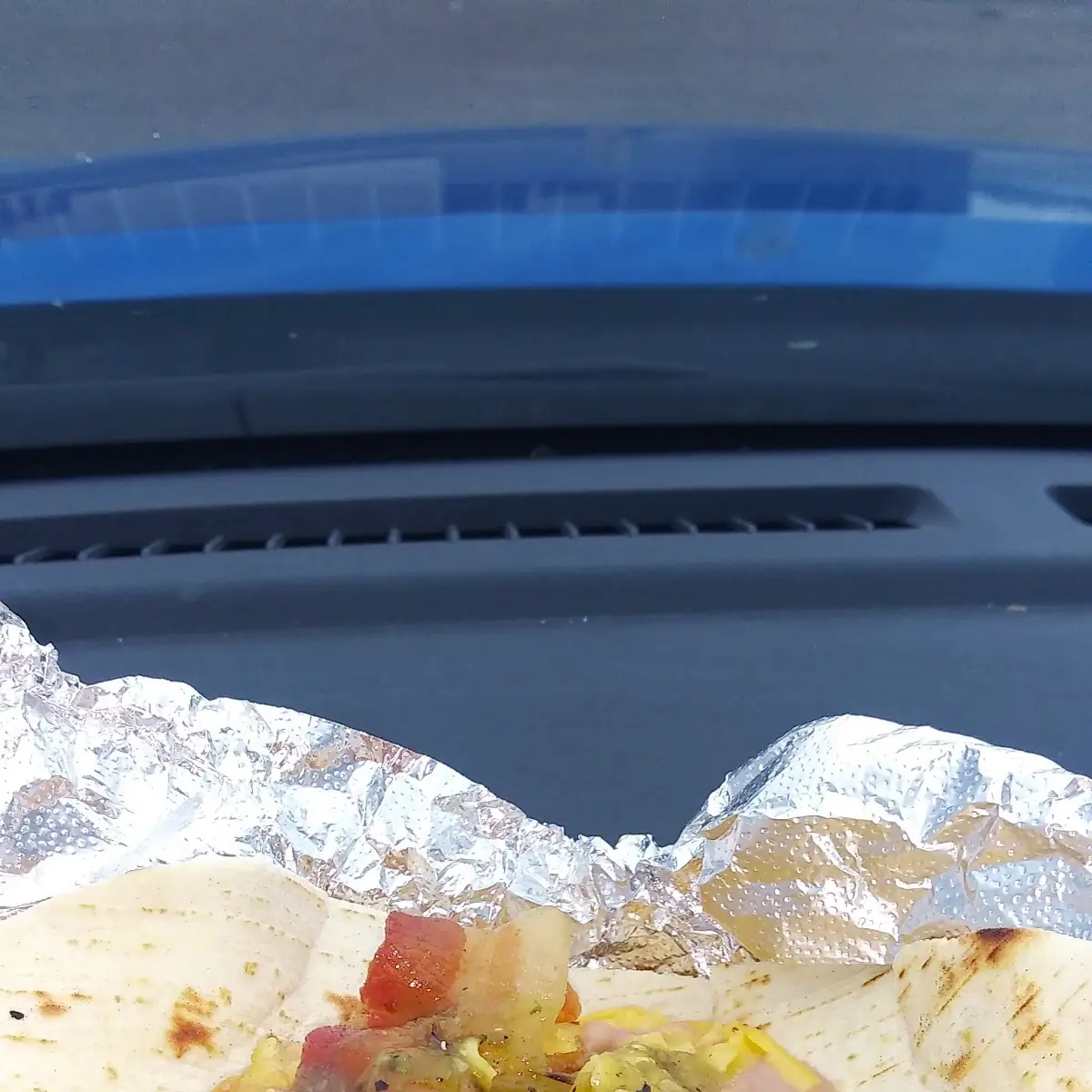Potato Bacon Egg Bean & Cheese Tacos