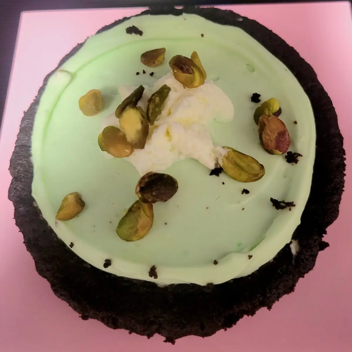 Chocolate Pistachio Pie