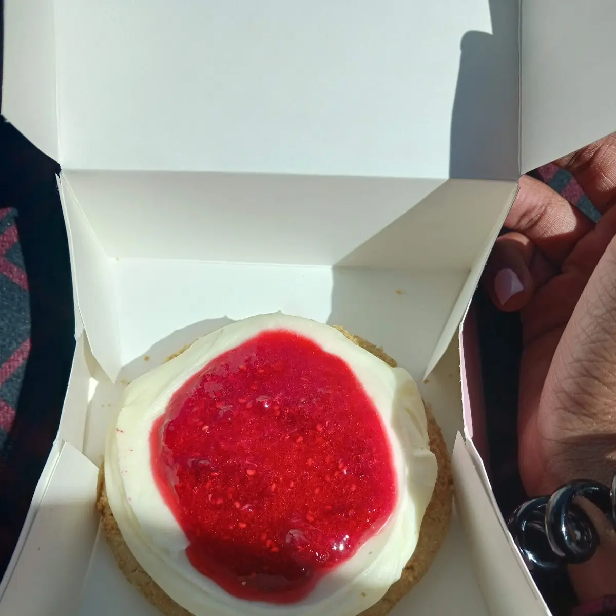 Raspberry Cheesecake Cookie