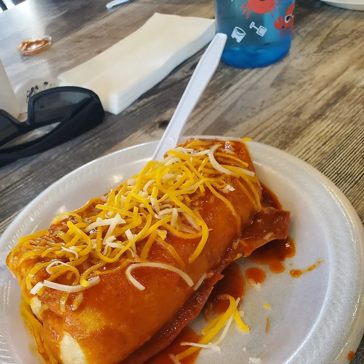 Bean and Cheese Burrito Deep Fried Enchilada Style