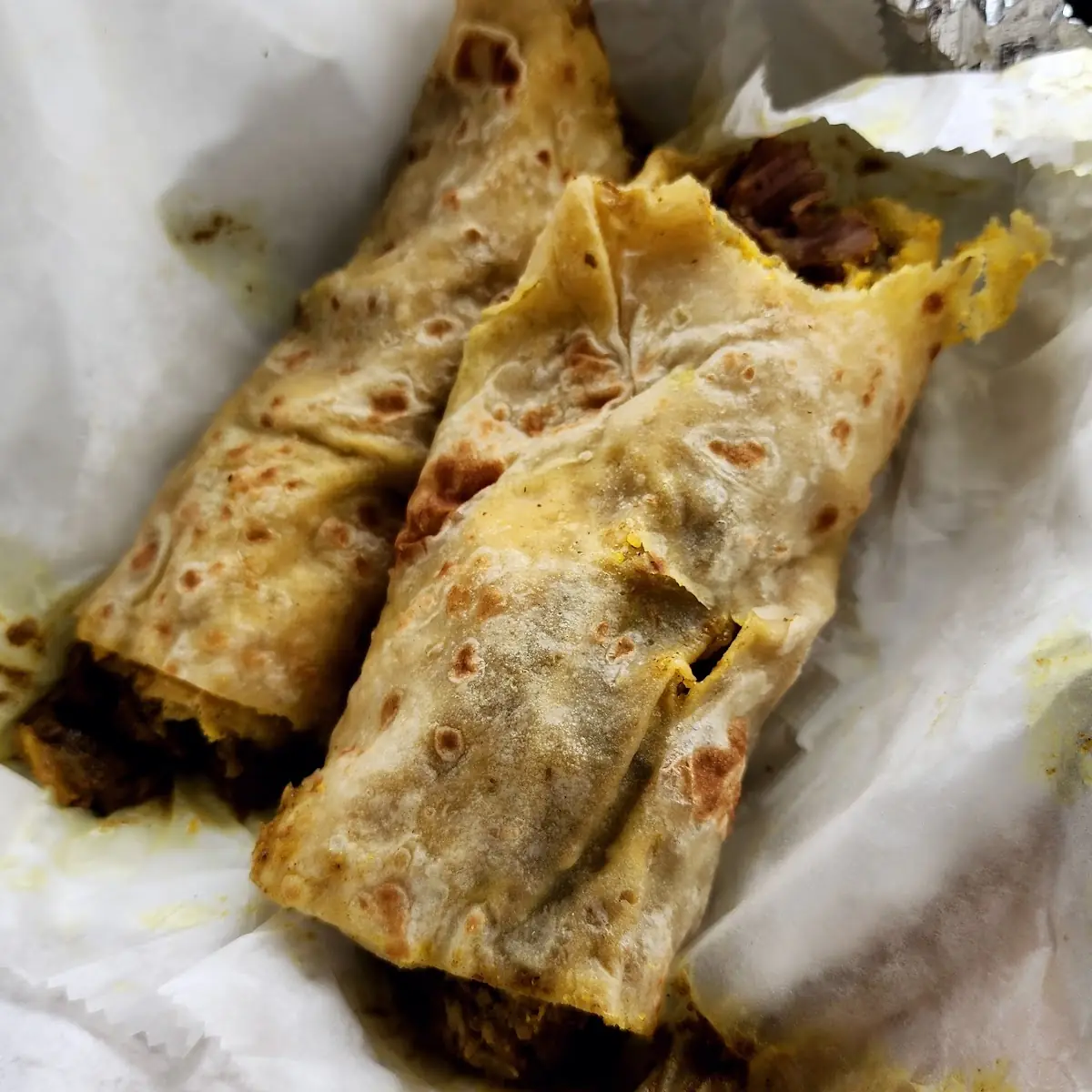 Goat Curry Roti