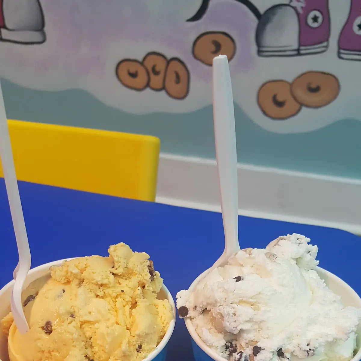 Butter Pecan and Cookie Dough