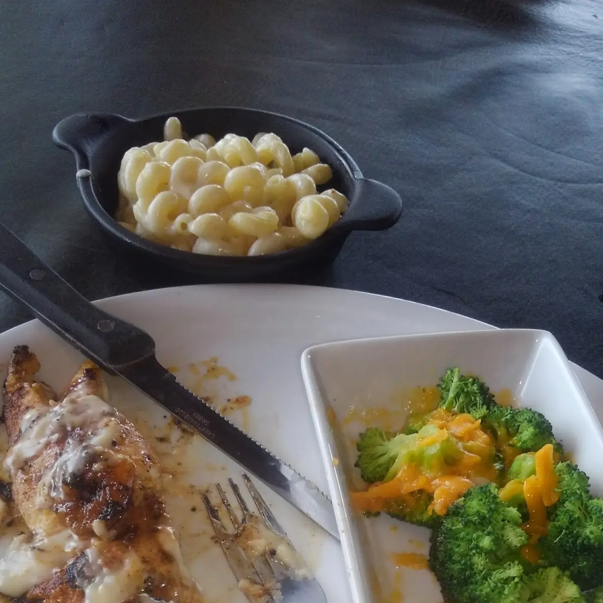 Chicken Parmesan with Broccoli and Cheese Bites