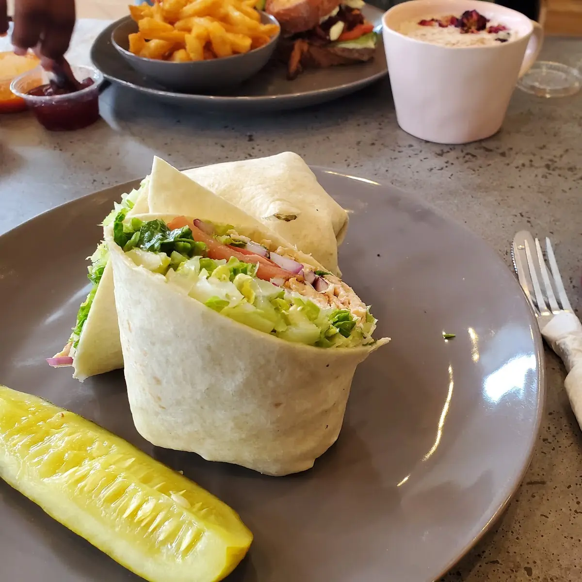 Chicken Caesar Salad Wrap