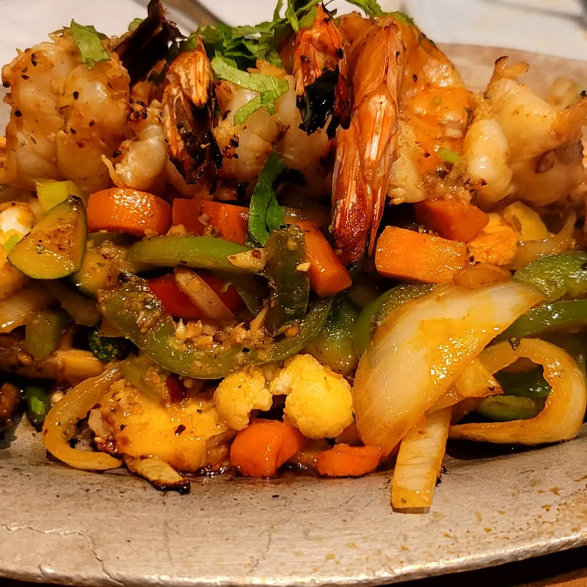 Shrimp Fajitas