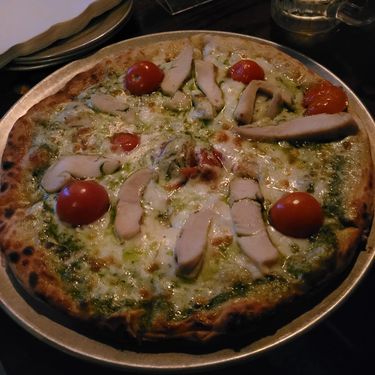 Chicken Pesto Pizza
