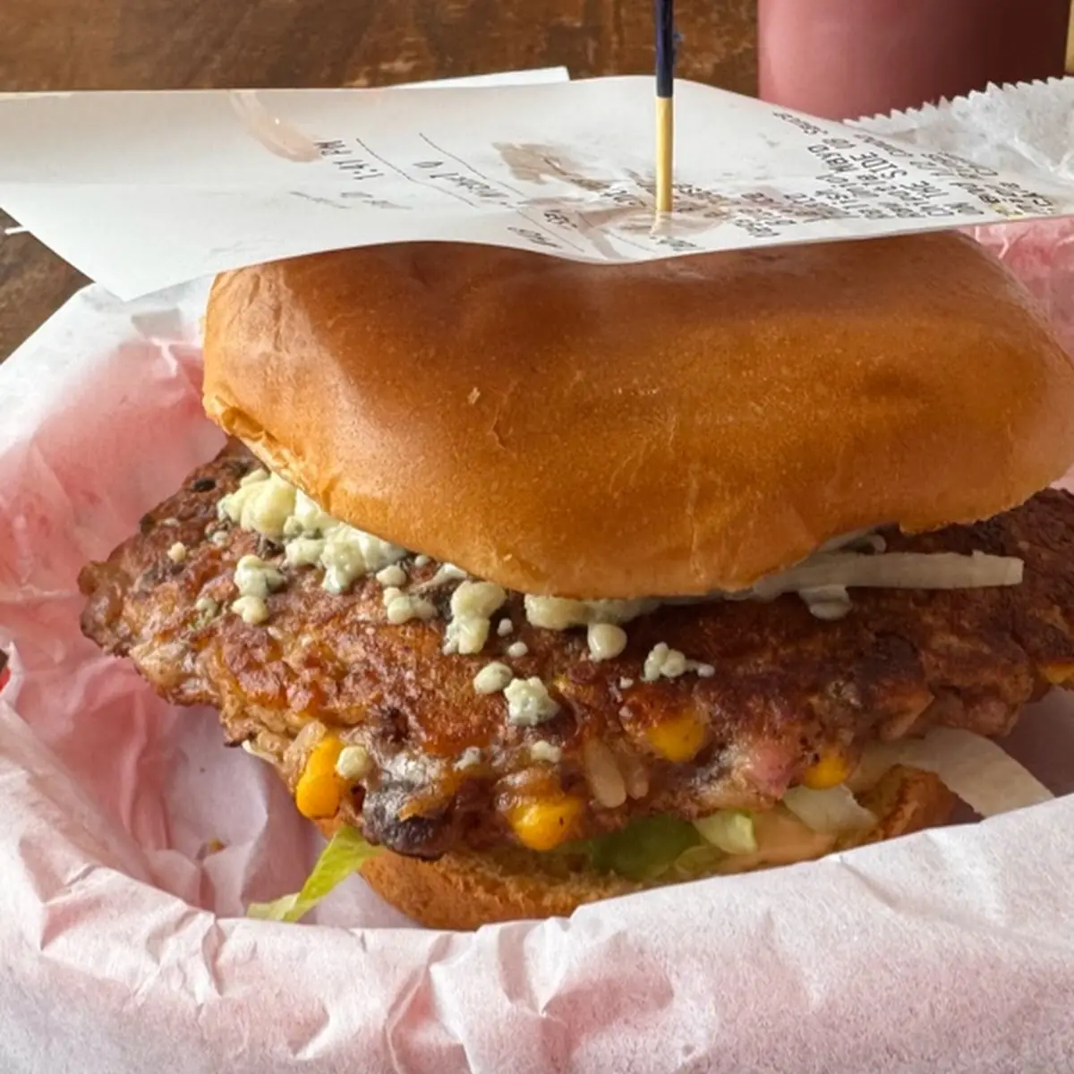 Veggie Burger with Black Bean Patty