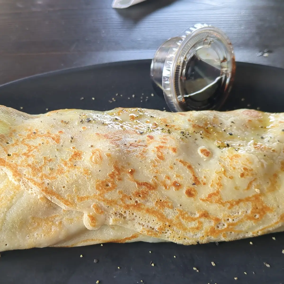 Pesto Chicken Crepe