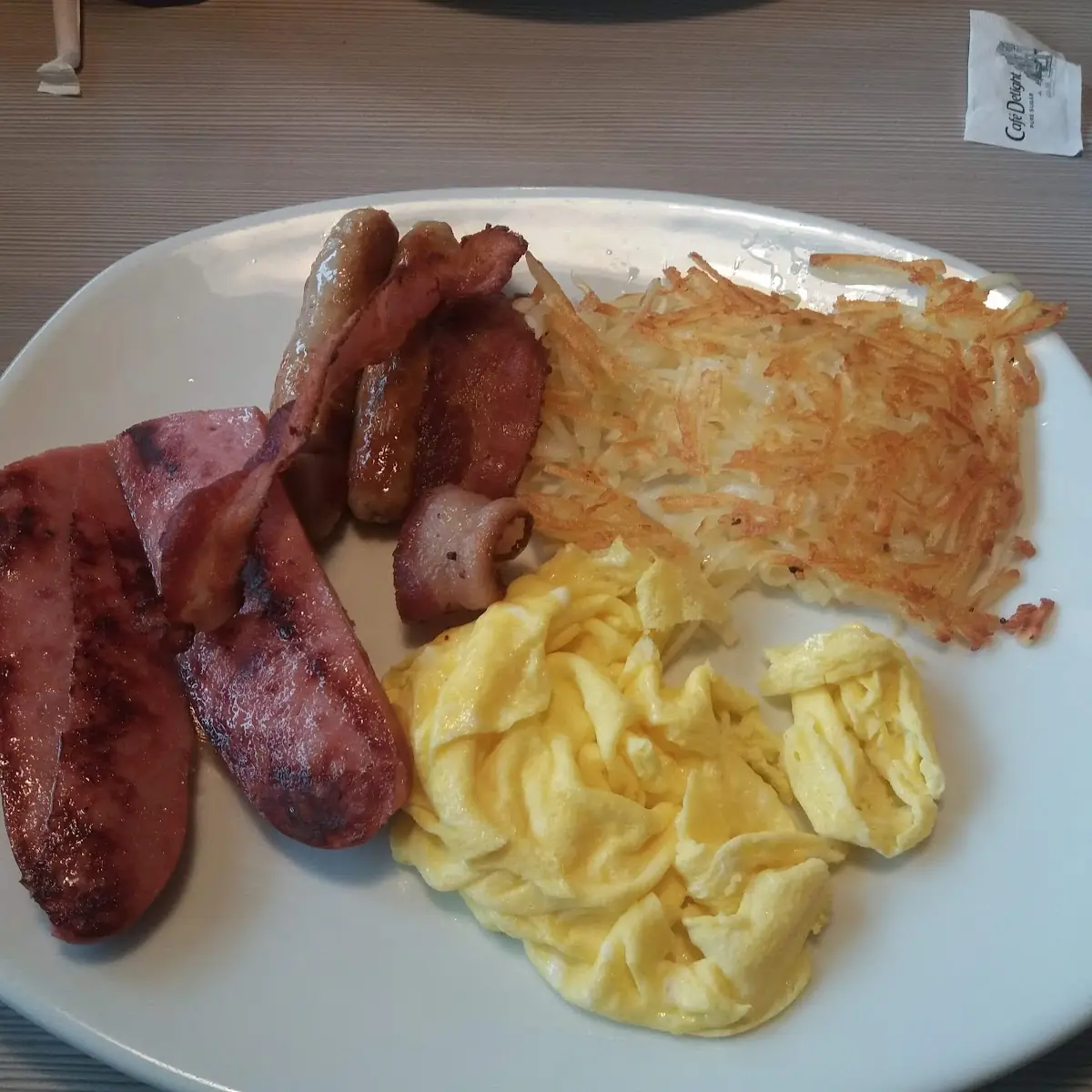 Kids Scrambled Egg Hash Browns & Toast