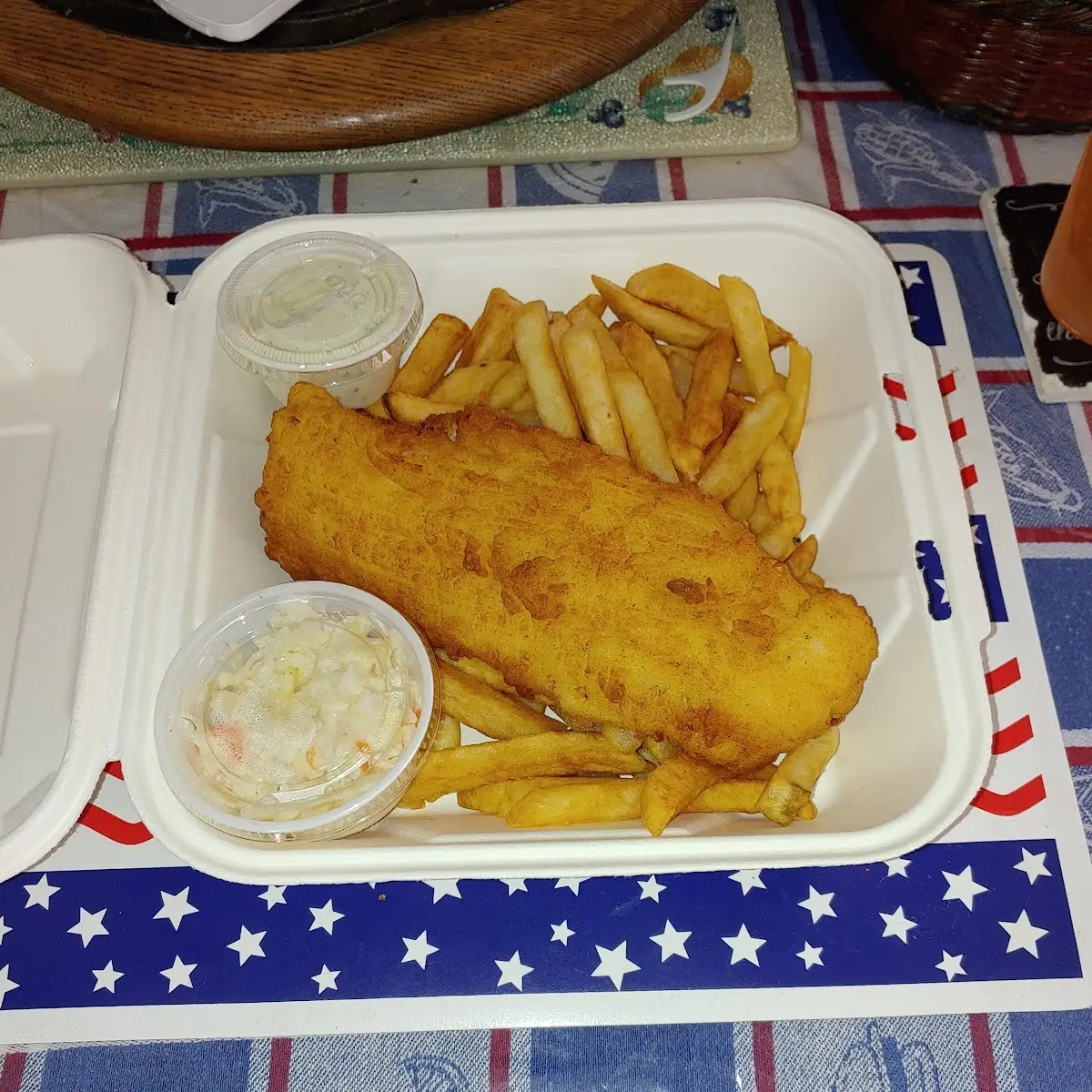 Fried Cod Dinner