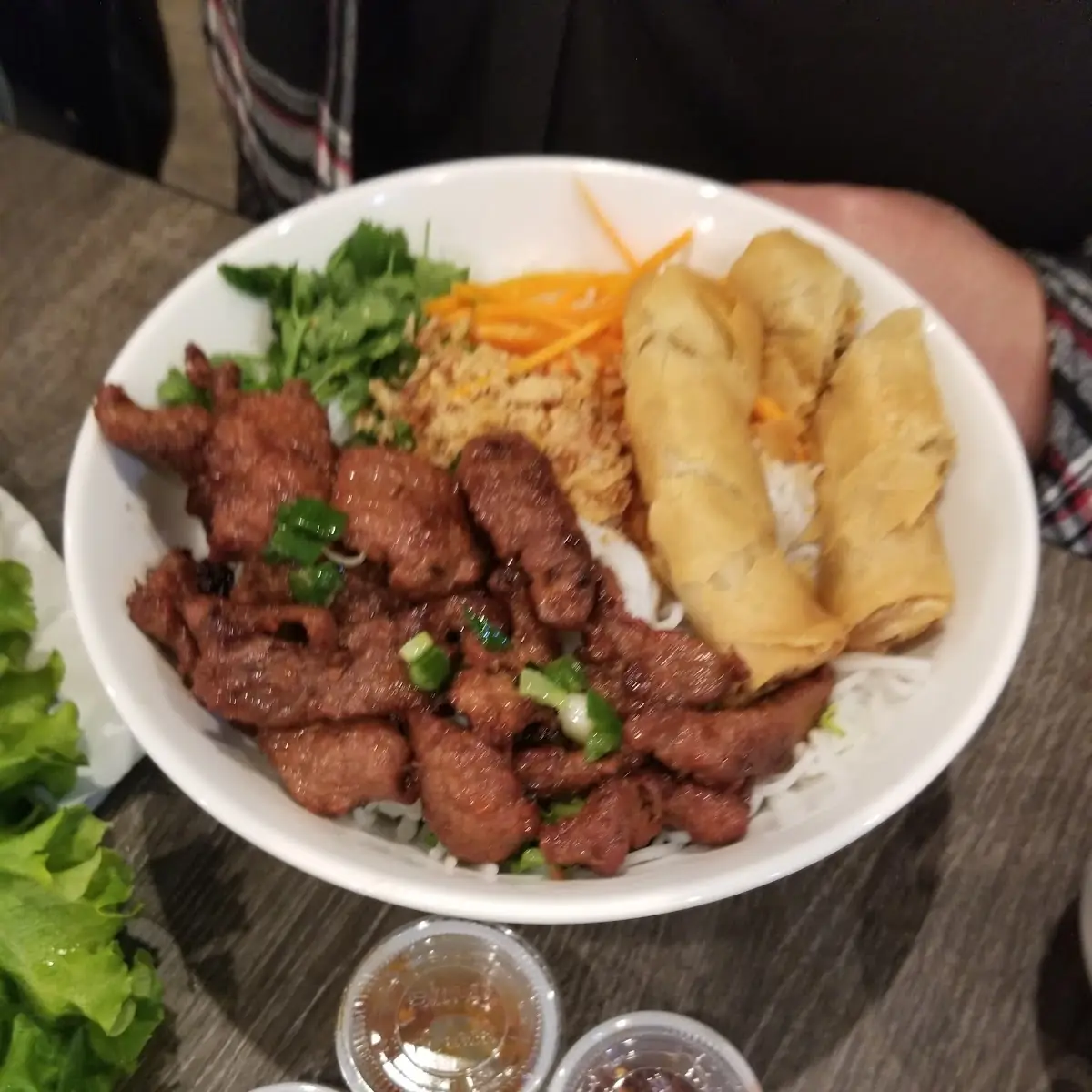 Vermicelli with BBQ Meats