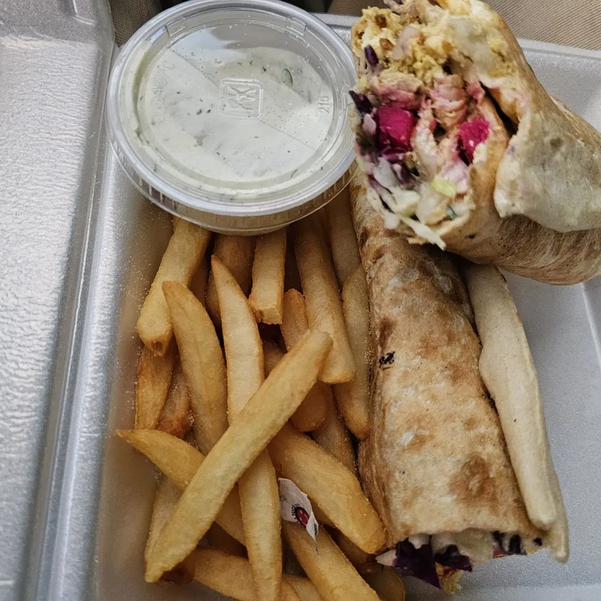 Beef Shawarma Wrap