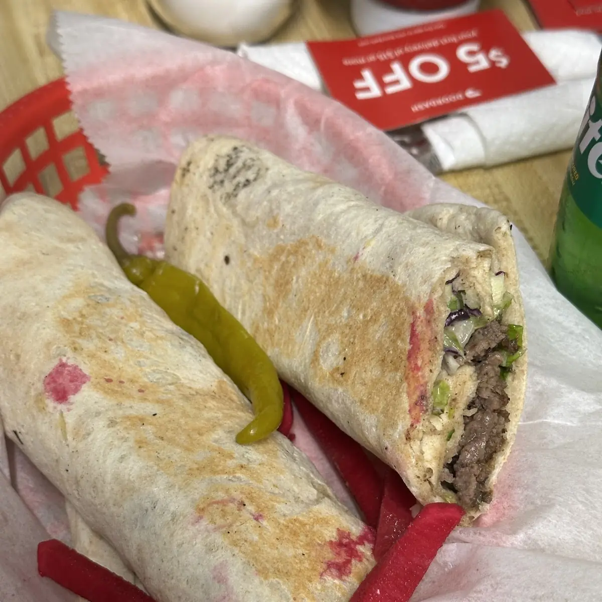 Beef Shawarma Wrap