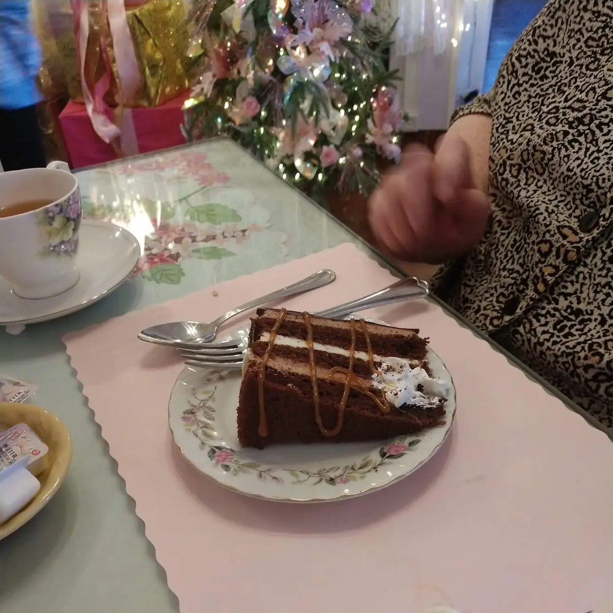 Dark Chocolate Mousse Cake