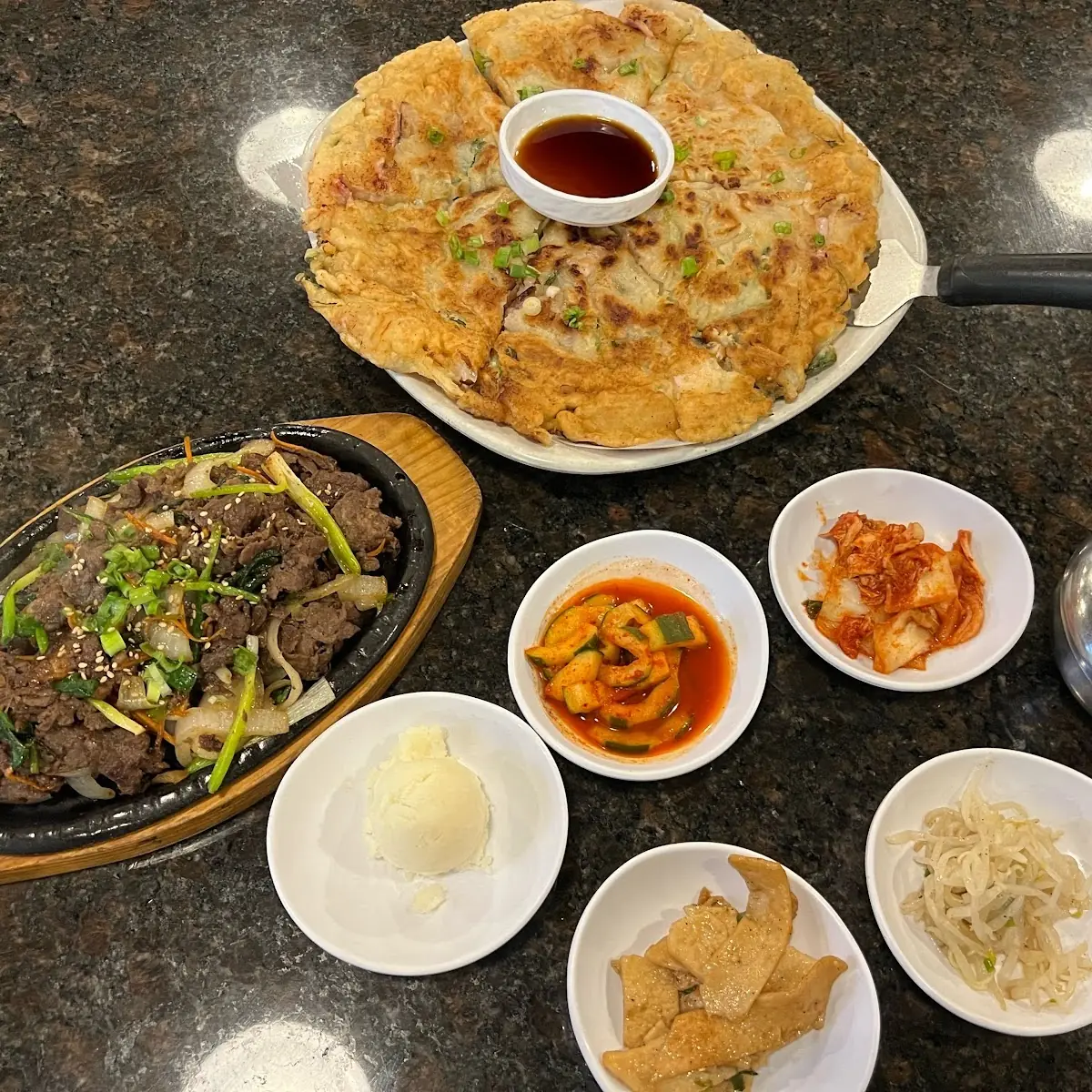 Beef Japchae Deop Bop (Rice bowl)