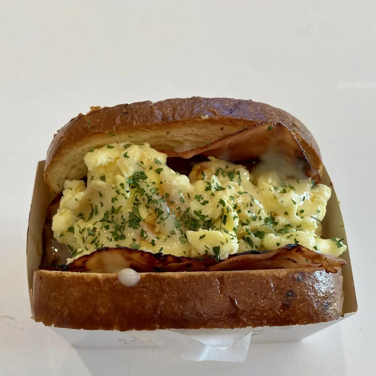 Ham & Cheese Egg Sandwich