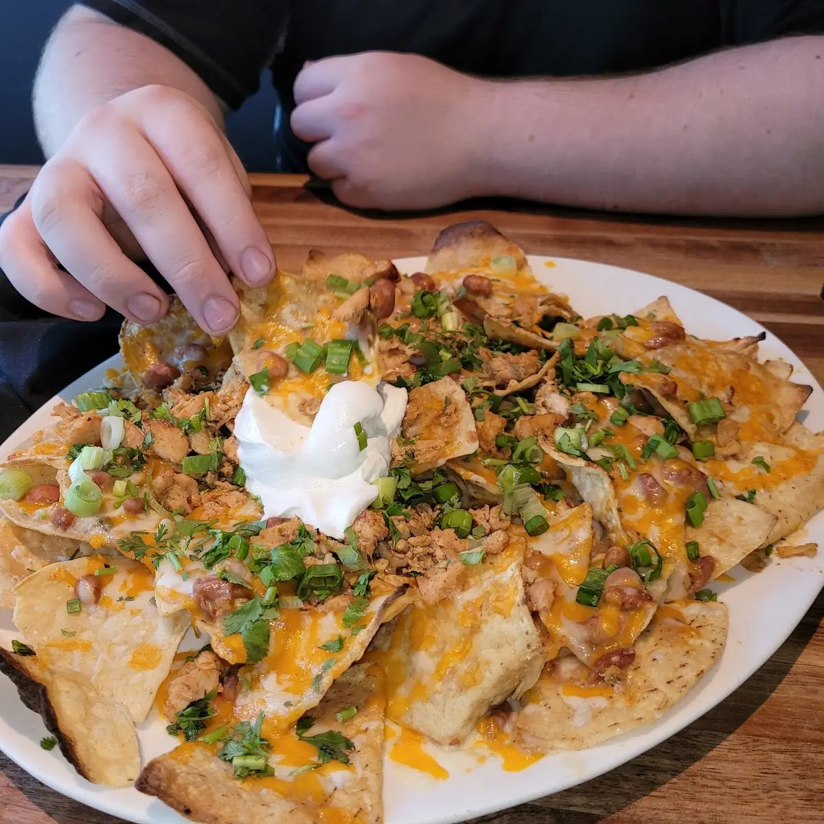Poke Nachos Vegetarian Version