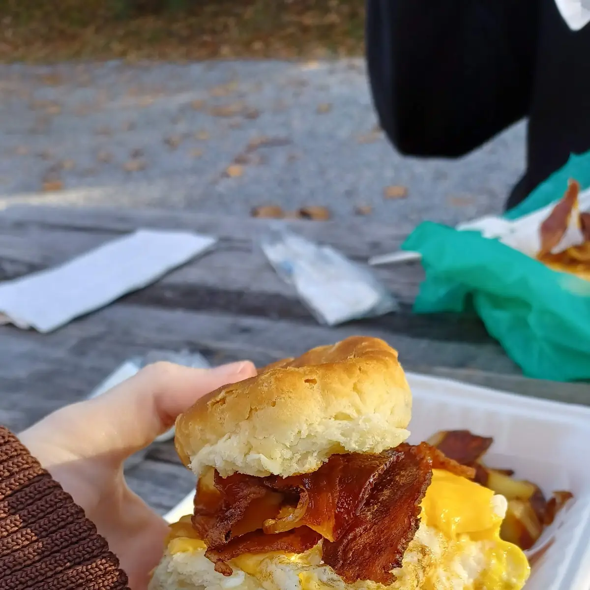 Bacon Egg and Cheese Biscuit