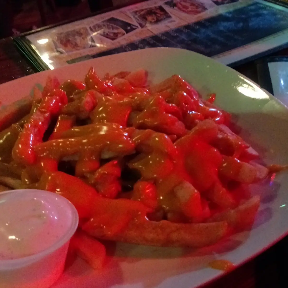 Basket Fries w Chesse and Ranch Dressing