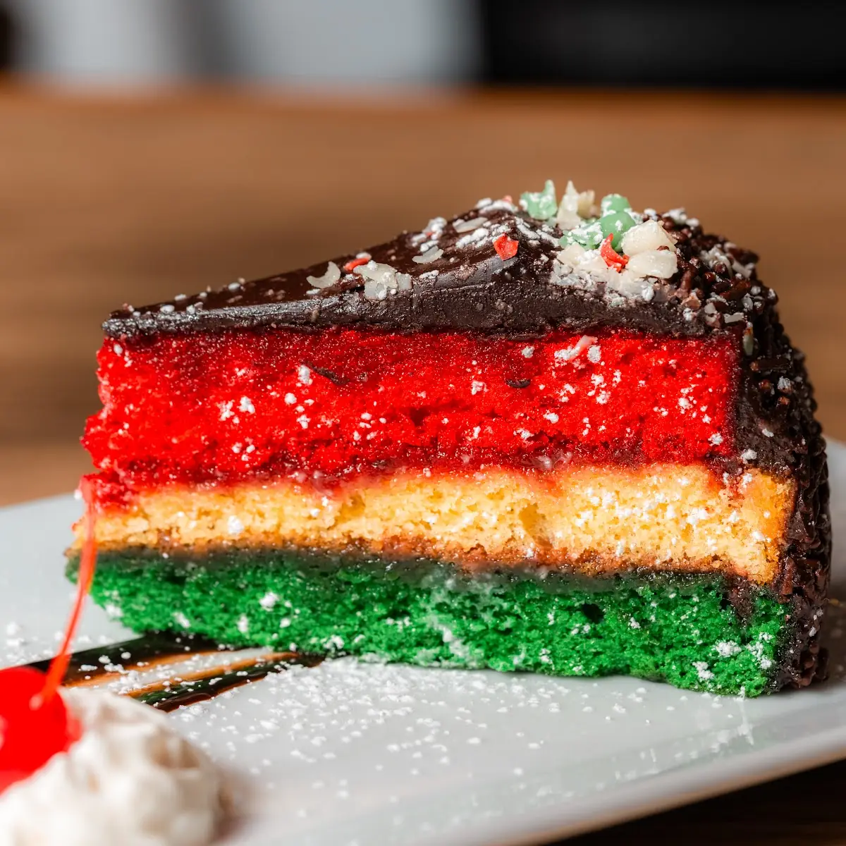 Rainbow Cookie Cake