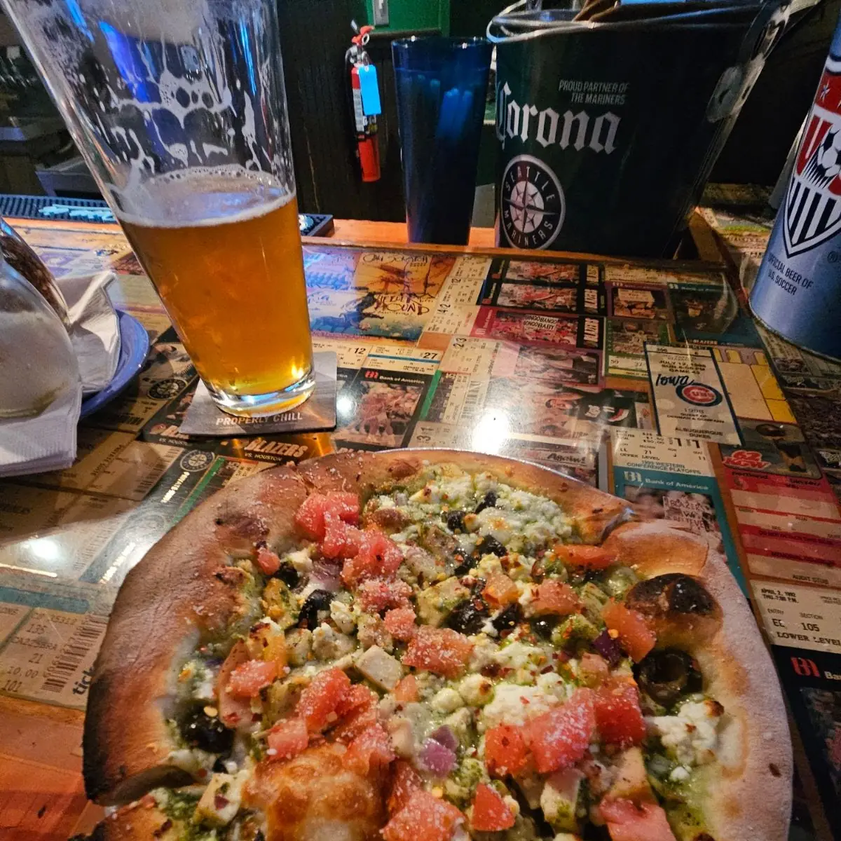 Pesto Chicken Pizza