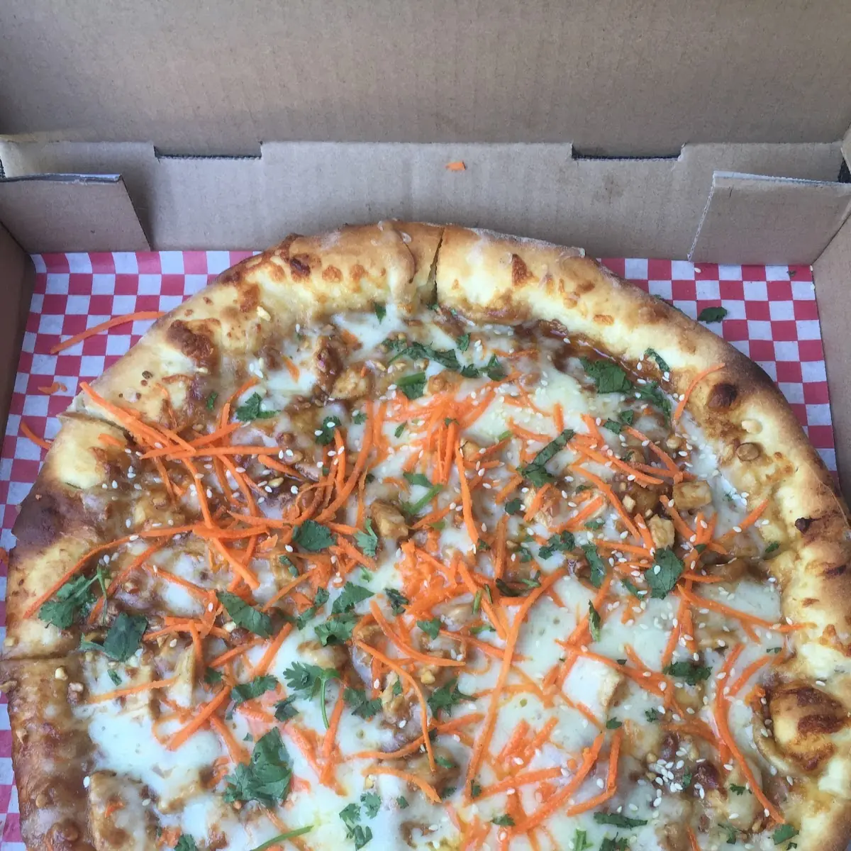 Thai Chicken Pizza