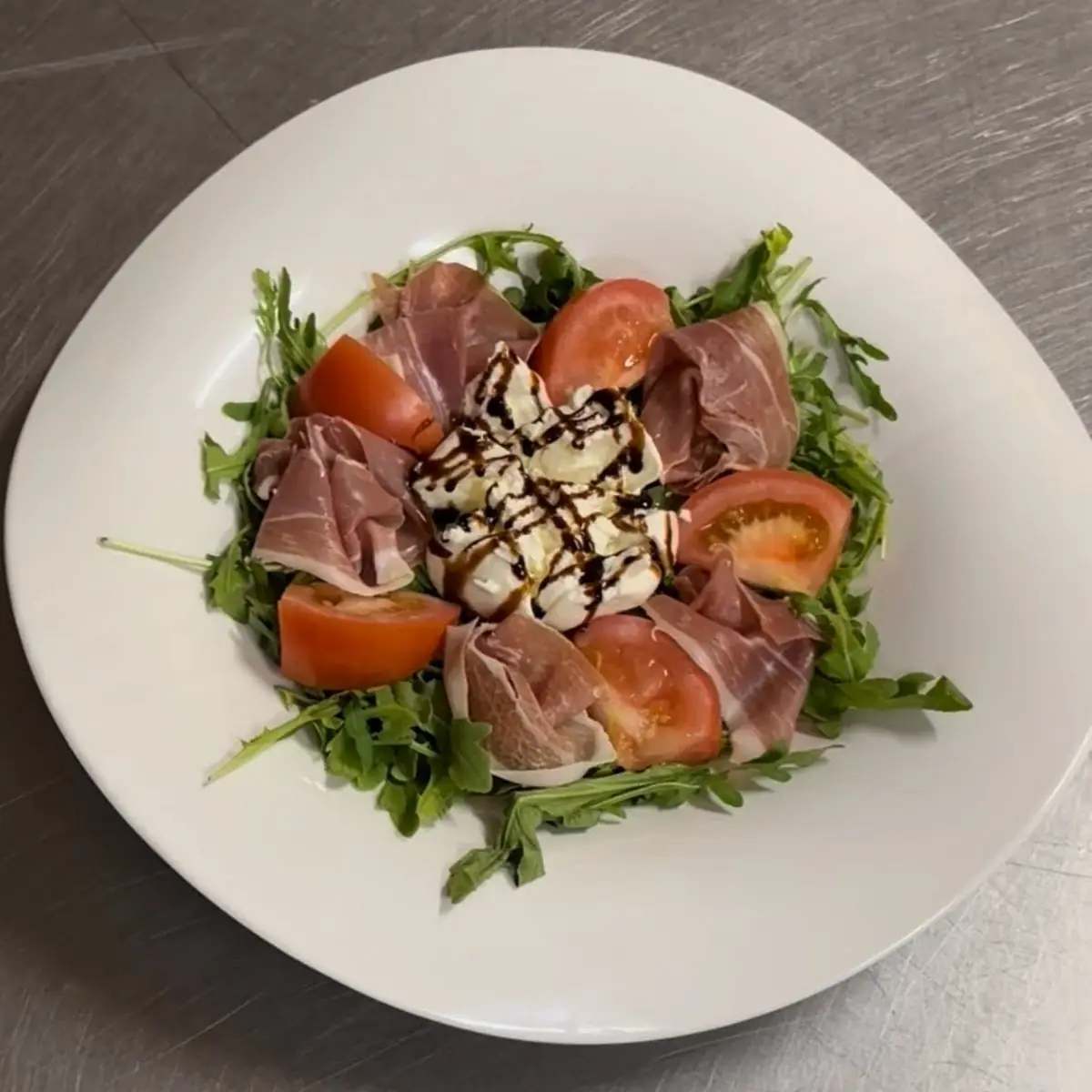 Prosciutto Arugula Pizza