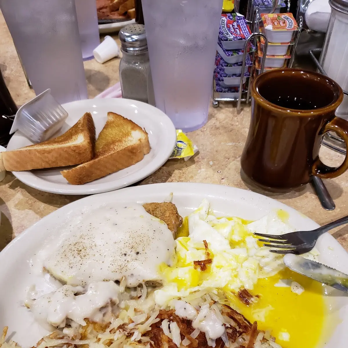 Chicken Fried Steak and Eggs