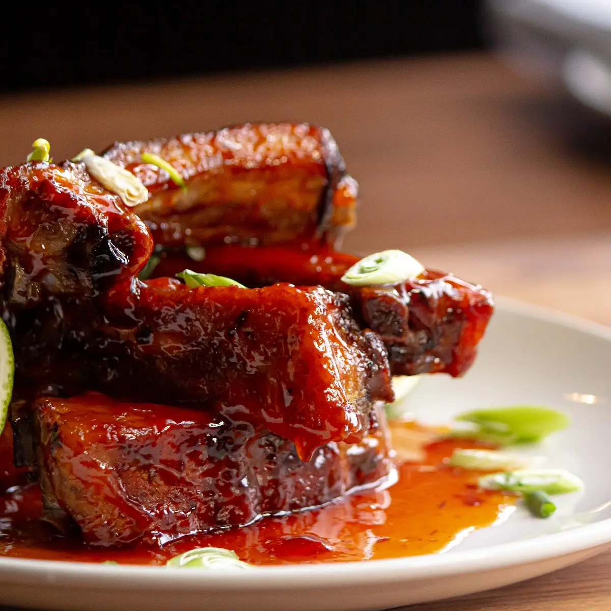Hot Honey Whisky Pork Chop