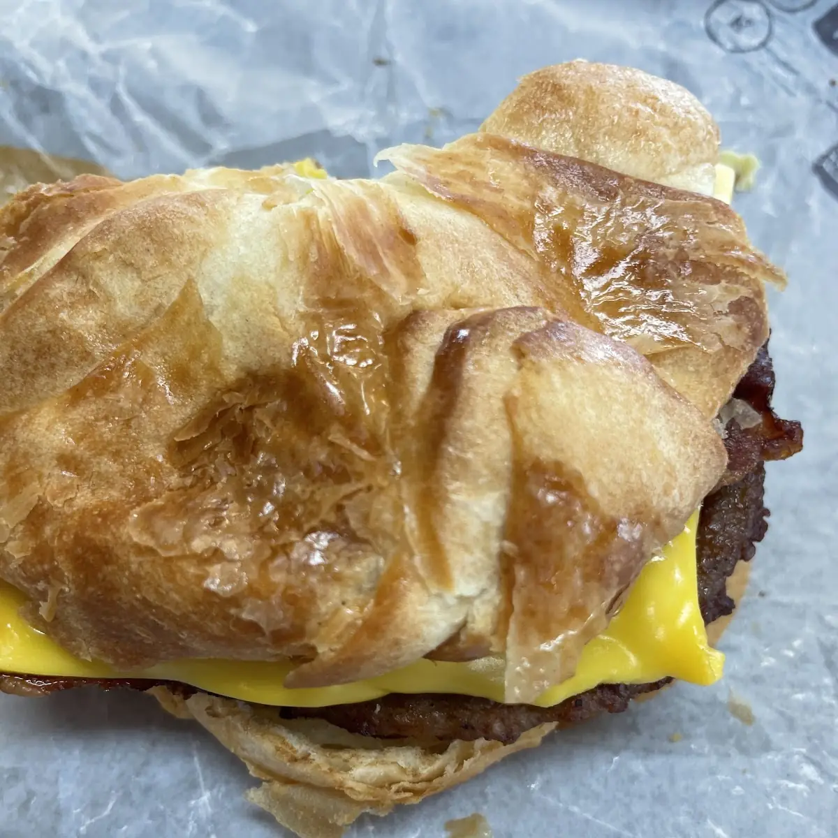 Sausage Egg Cheese Croissant