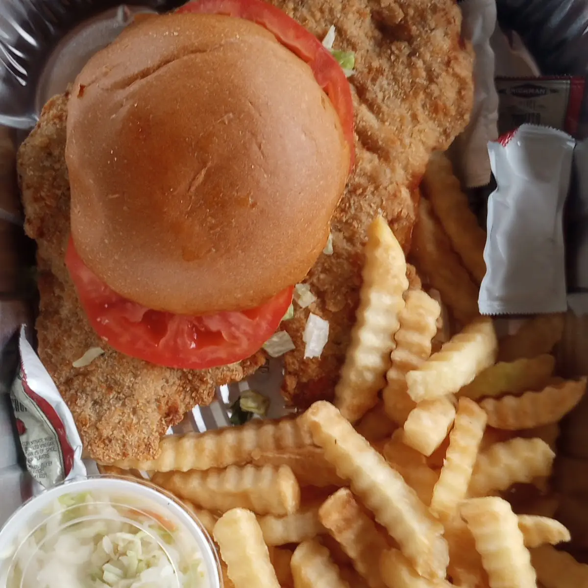 Breaded Pork Tenderloin Sandwich