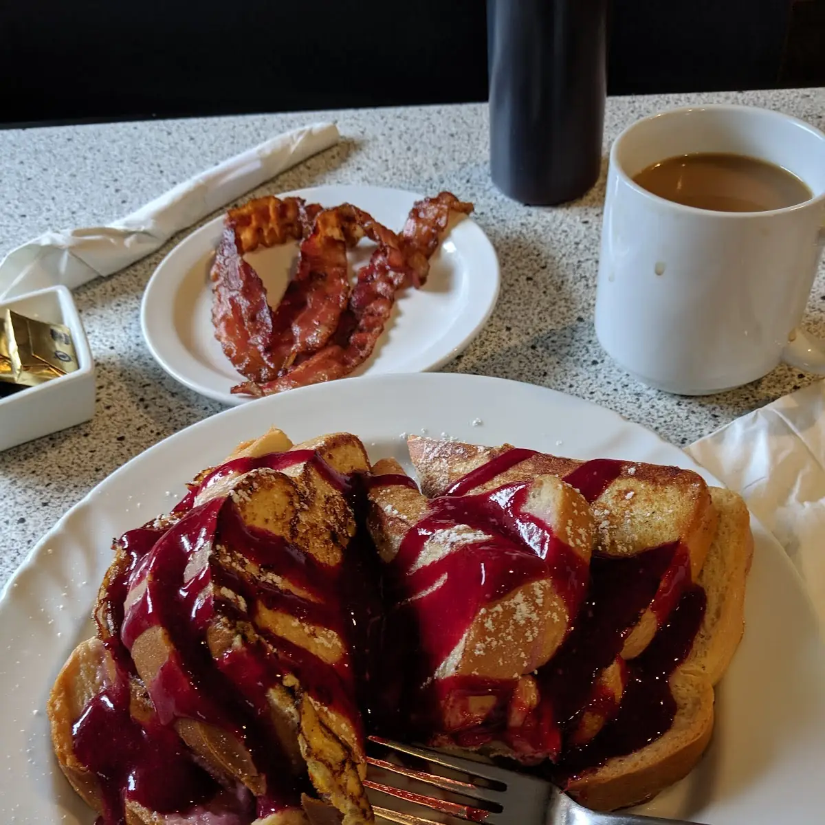 Raspberry Cheesecake French Toast
