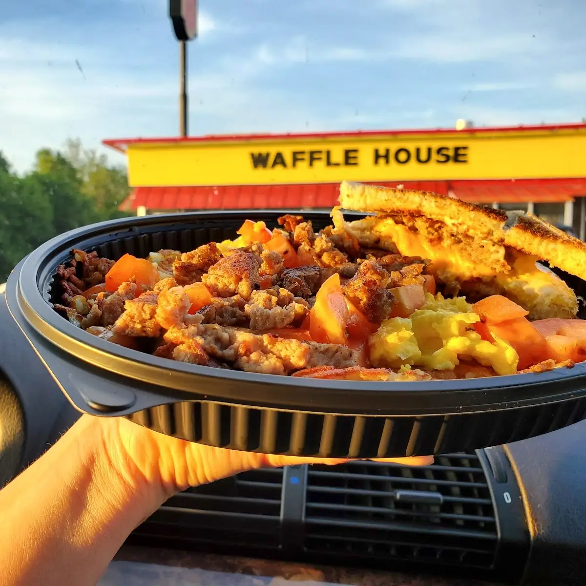 Sausage Hash Brown Bowl