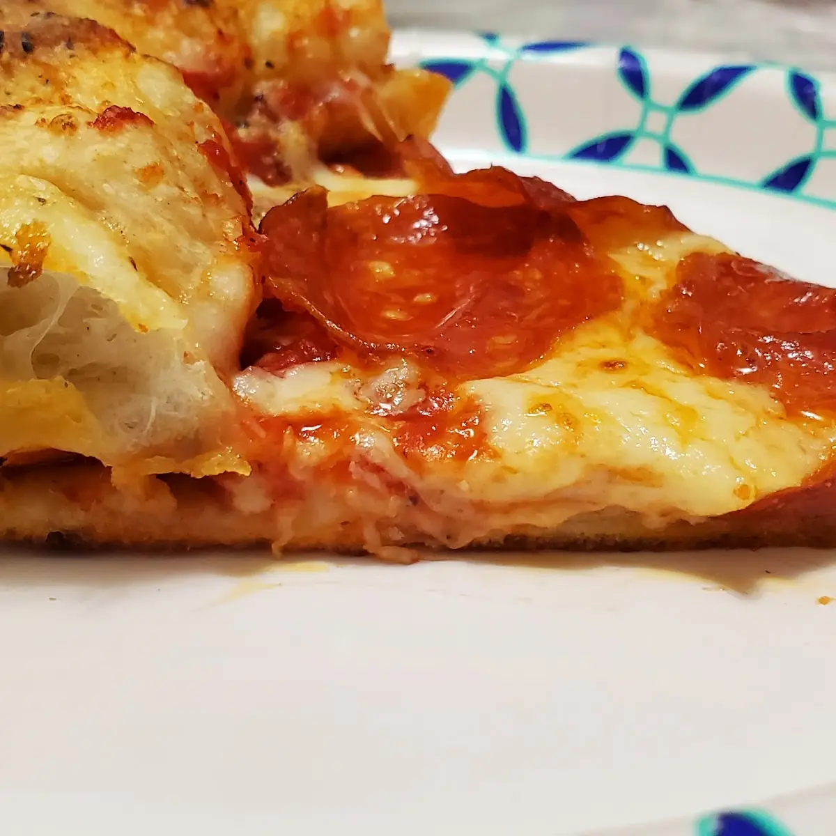 Pepperoni Stuffed Crust Pepperoni Pizza
