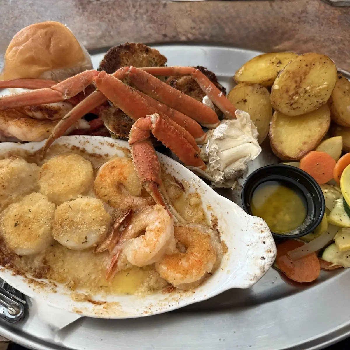 Broiled Seafood Platter