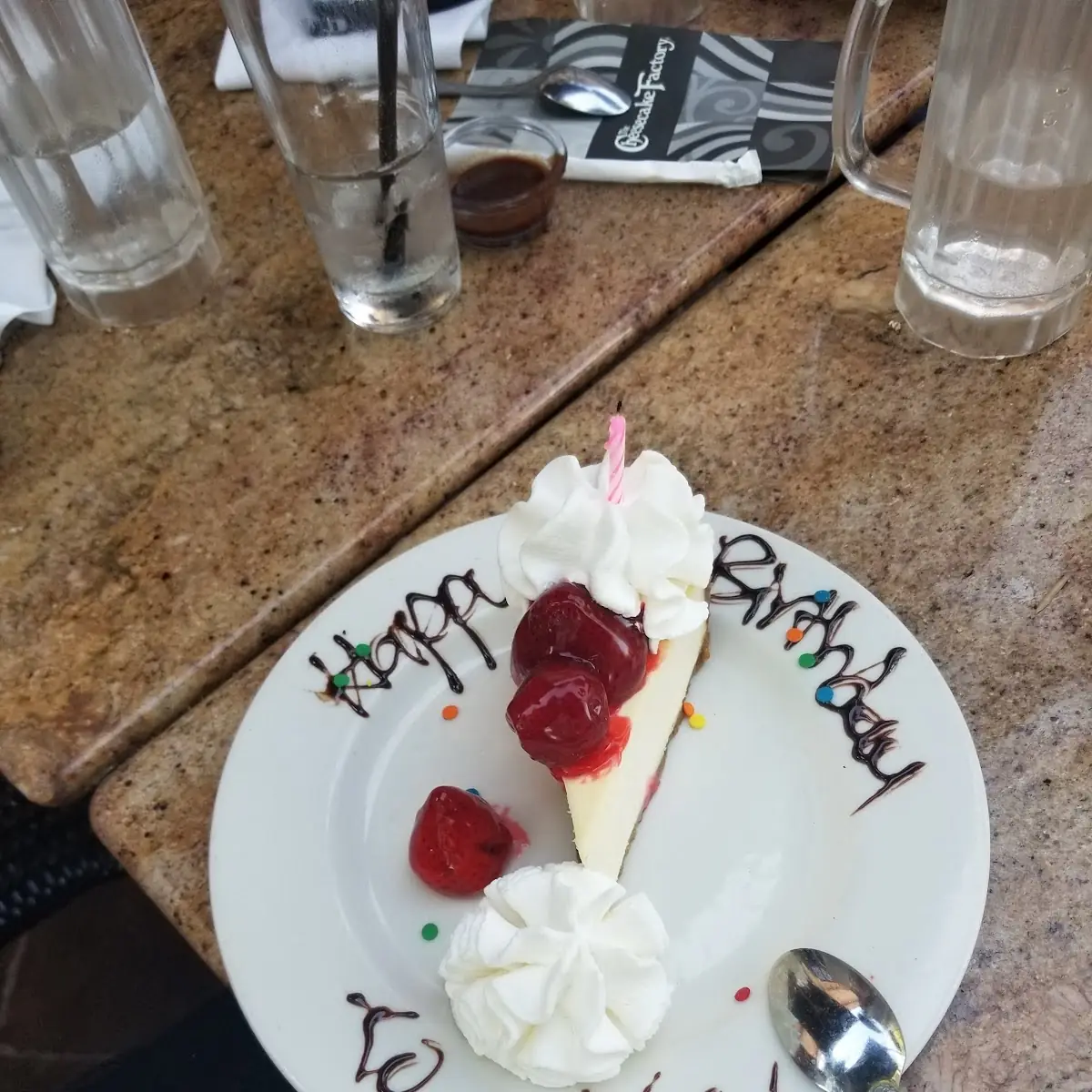 New York Style Cheesecake Slice