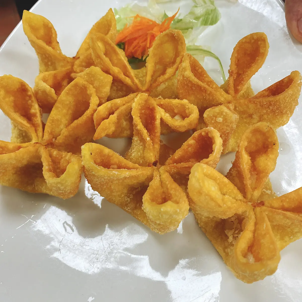 - Fried Crabmeat Rangoon