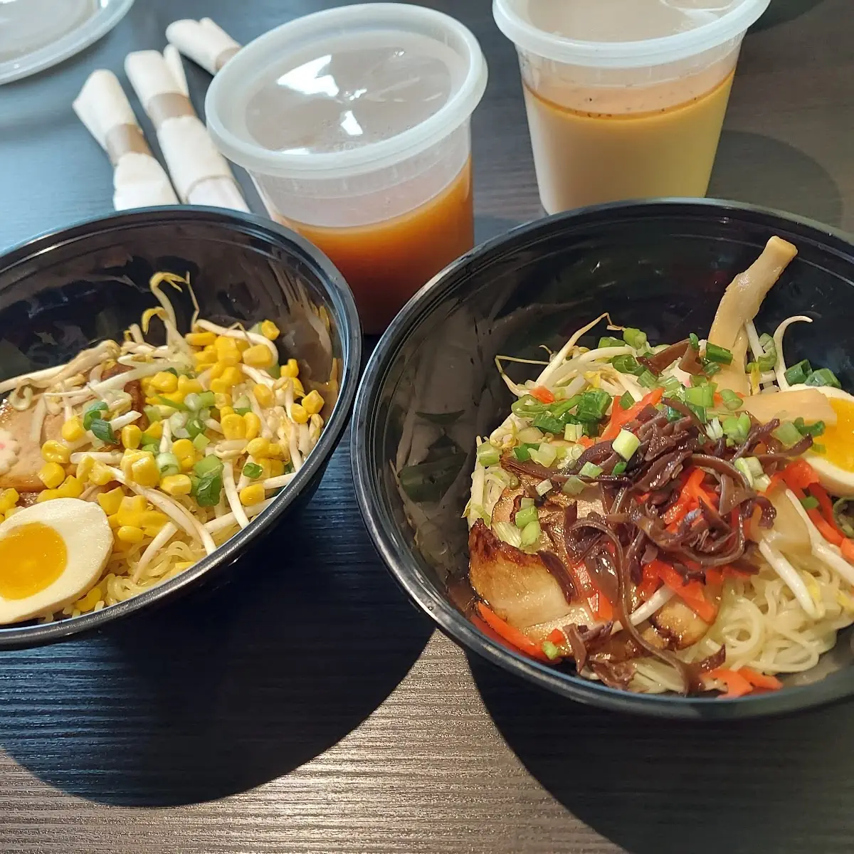 Miso and Tonkotsu Ramen