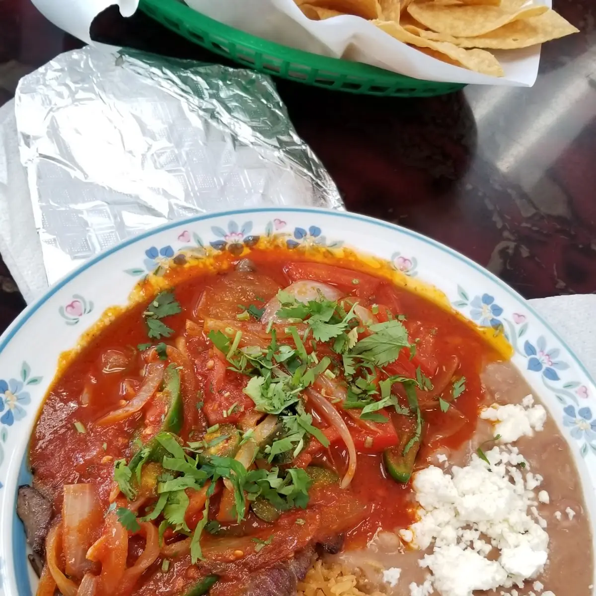 Bistec Ala Mexicana Plate
