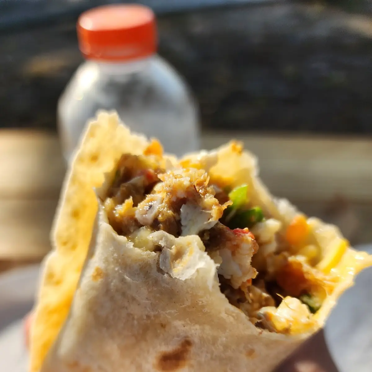 Machaca Breakfast Burrito