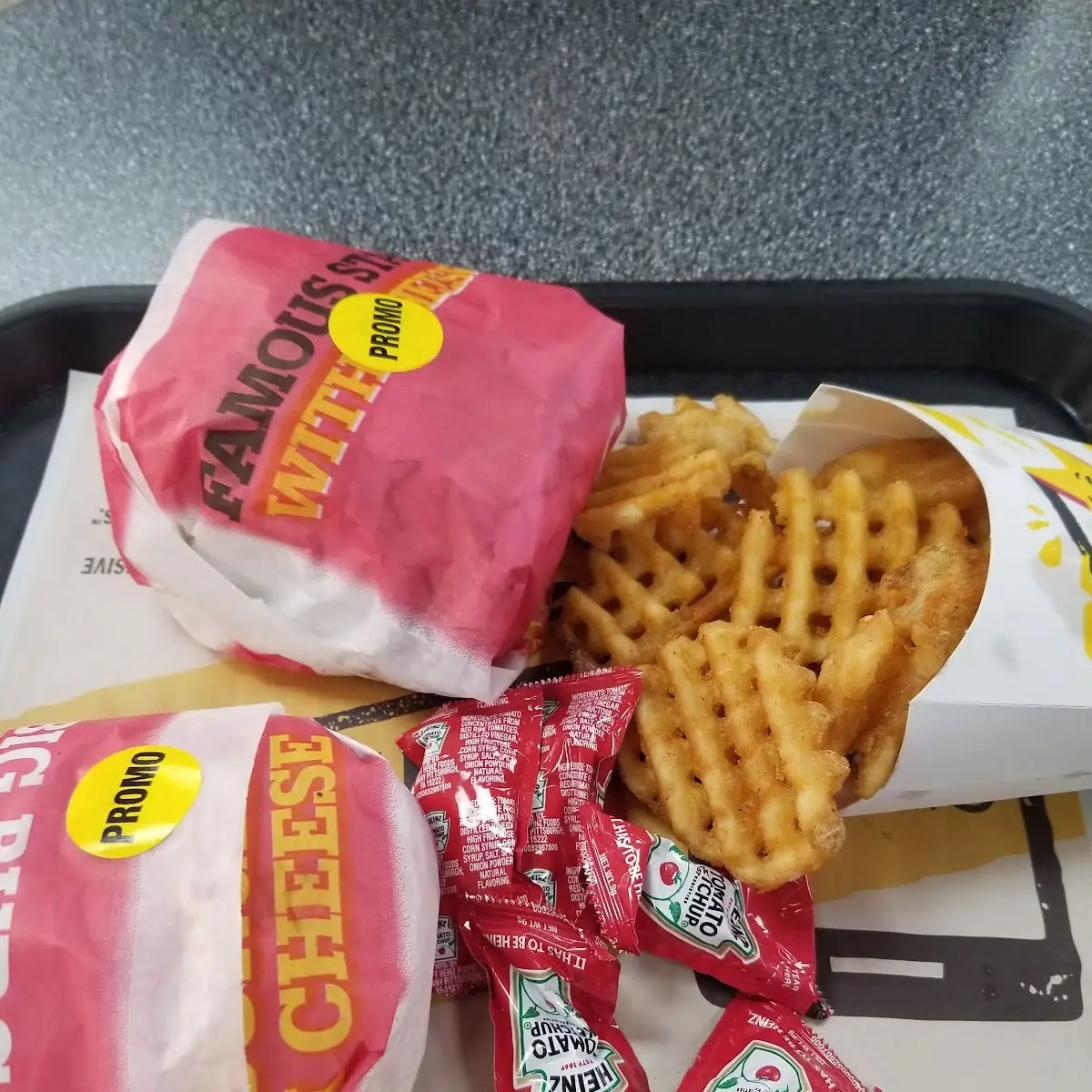 Hamburger and a Five Star