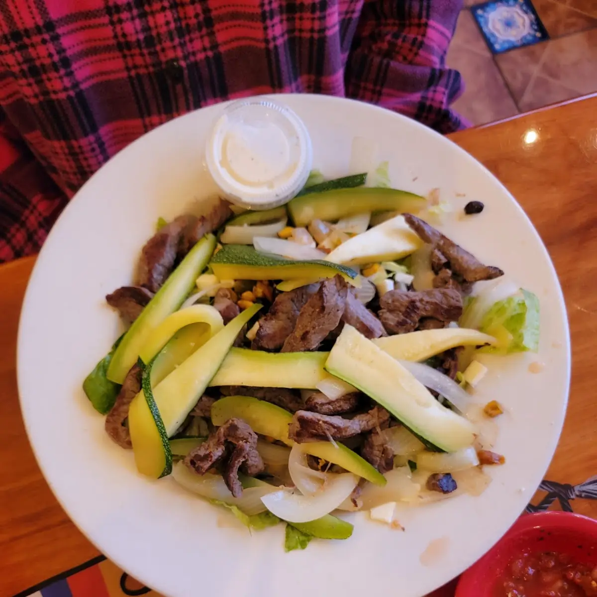 Alambre Mixto Mixed Steak with Peppers