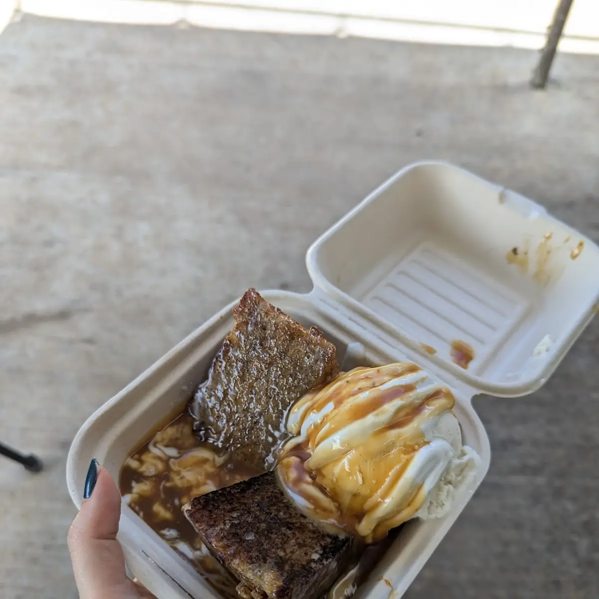 Grilled Banana Bread
