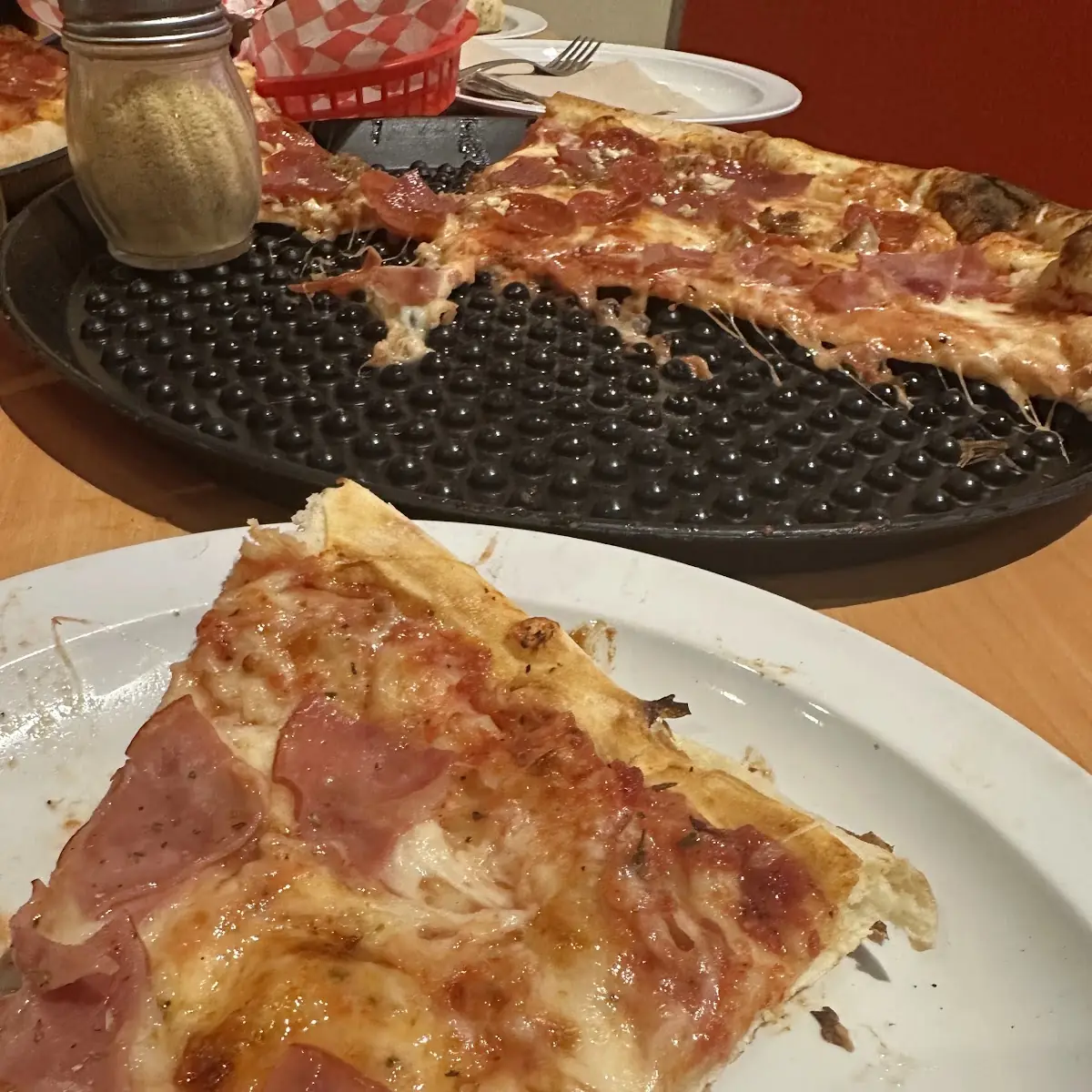 Ham and Cheese Pizza