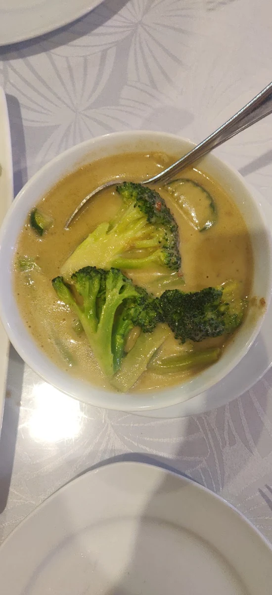 Evergreen Curry with Beef, Fresh Rolls Restaurant